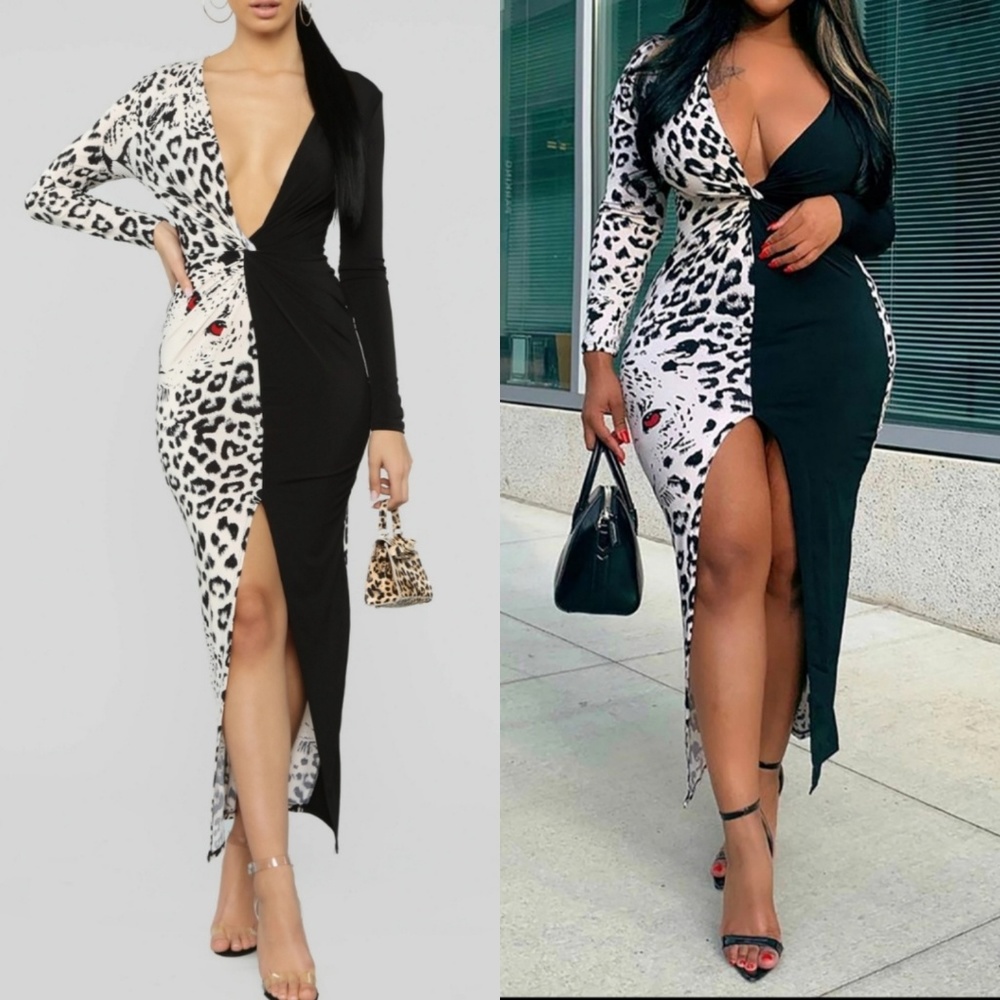 Leopard Print Dress - Picture 6 of 8